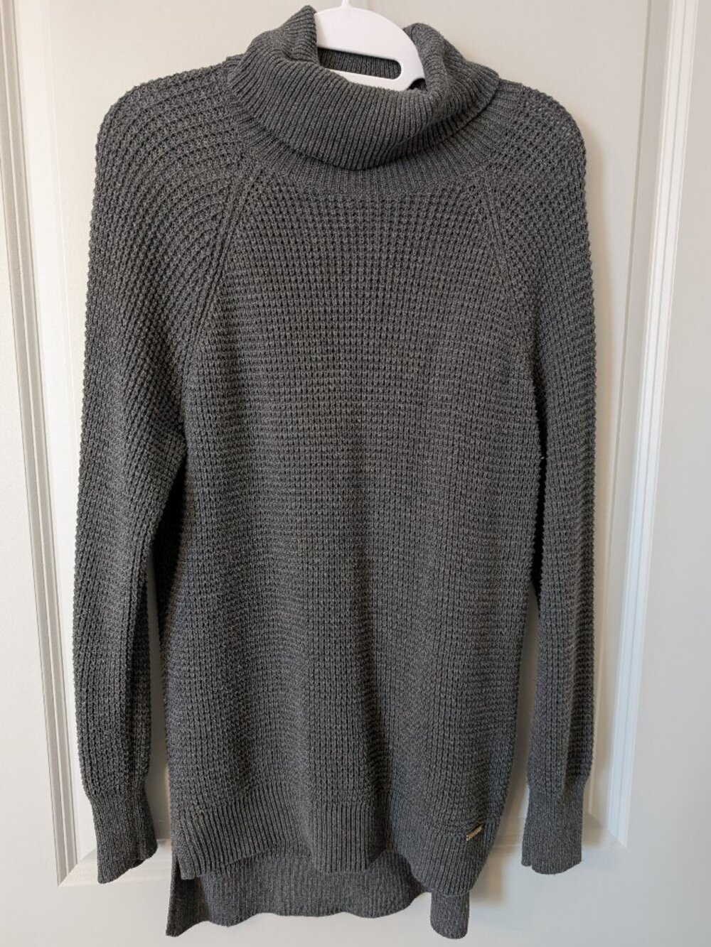 Michael Kors Long Gray Turtleneck Sweater